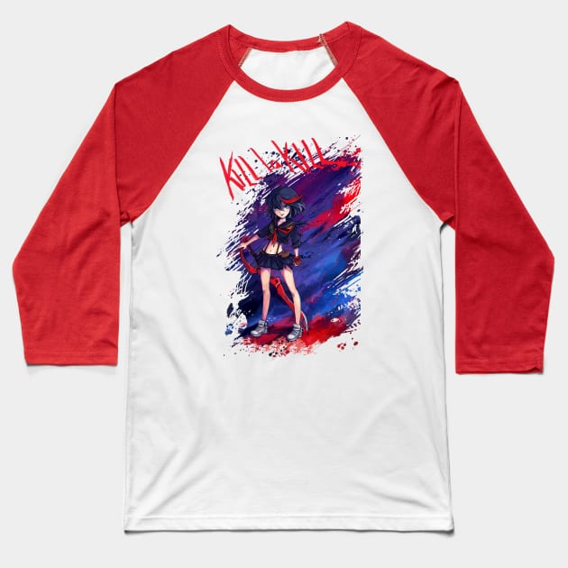 Battle Royal Baseball T-Shirt by StarMasayume